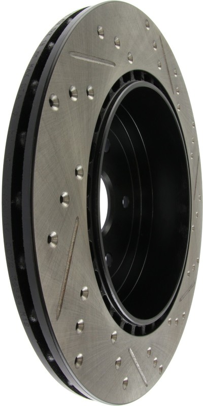 StopTech Sport Drilled & Slotted 1-Piece Rear for Brake Rotor 13-17 WRX STI gallery