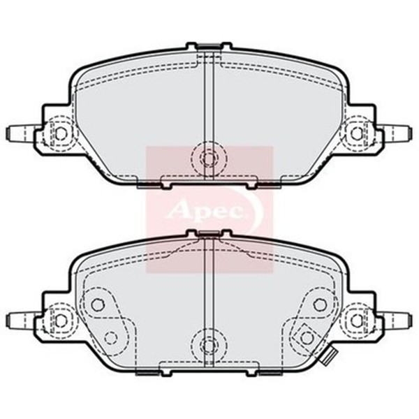 Genuine Apec Rear Brake Discs and Pads for Honda CR-V 2.0 I-MMD SR MK5 2018-2024 gallery