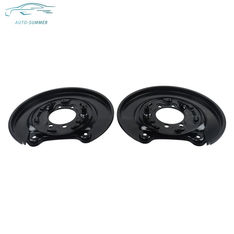 Rear LH+RH Brake Dust Shield Set 26704AE040 26704AE050 For Subaru Outback 00-09 gallery