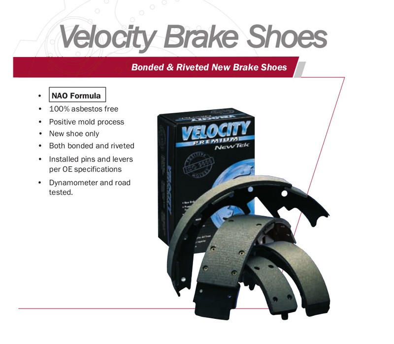 NB647 REAR Bonded Parking Brake Shoe Fits 91-02 GMC C3500HD gallery