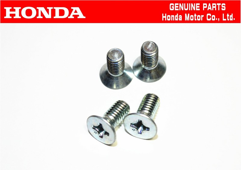 HONDA 96-00 CIVIC Si CX DX EX LX EK4 EK9 TYPE-R Disc Brake Rotor Screw 4 Pcs OEM