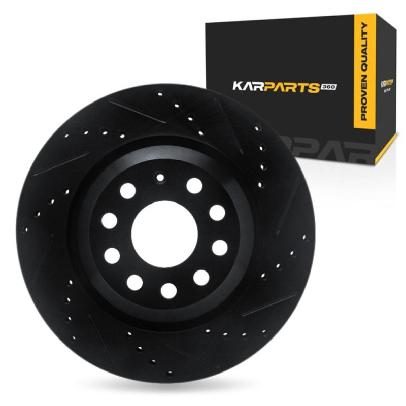 For Audi S3 2008-2012 Brake Rotor | Black | 310 mm. / 12.20 in. Outside Diameter