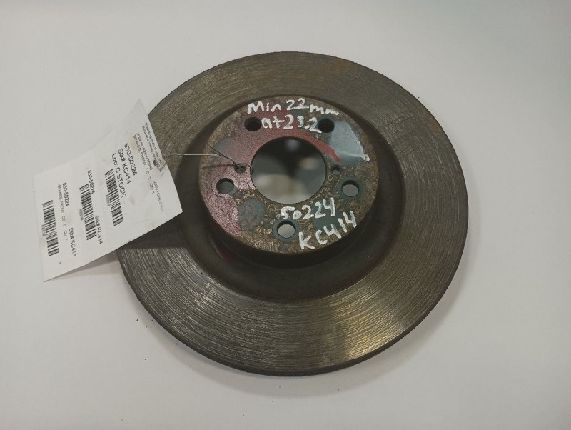 Front Rotor from 2009 Subaru Forester 12191149