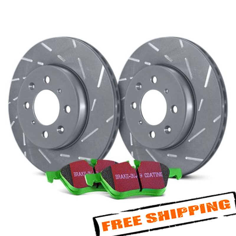 EBC S2KR2196 Stage 2 Sport Slotted Rear Brake Kit with Greenstuff Brake Pads gallery