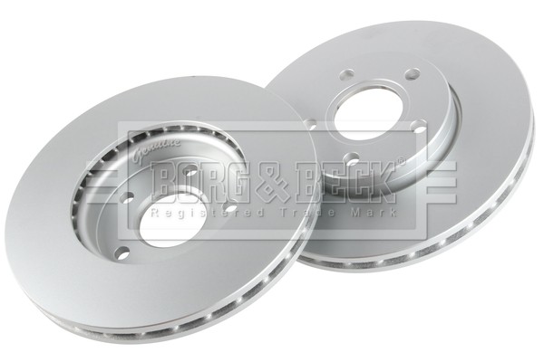 2x Brake Discs Pair Vented fits FORD FOCUS Mk3 1.0 Front 12 to 20 278mm Set B&B gallery