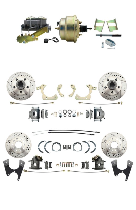 GM 1959-64 Bel Air, Impala Full Size Front Rear Power Disc Brake Conversion Kit