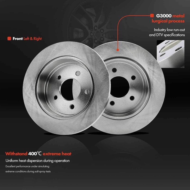 New Front Disc Brake Rotor for Jeep Liberty 2008 2009 2010 2011 2012 Dodge Nitro gallery