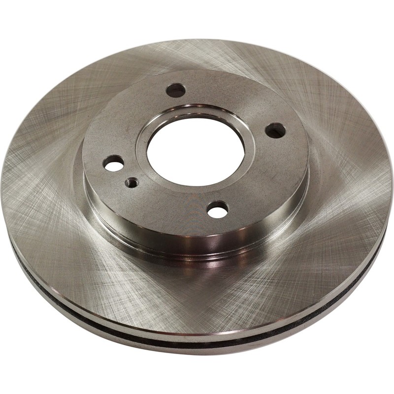Disc Brake Rotor For 2011-2019 Ford Fiesta Front Left or Right Solid 1 Pc FWD