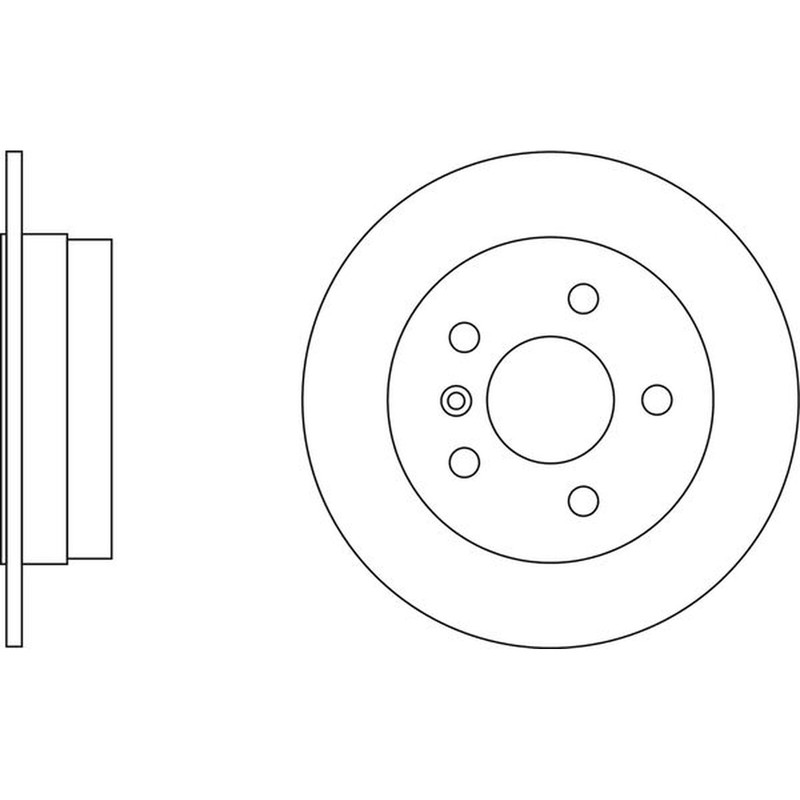 Apec Blue Brake Disc Rear SDK6186 Fits Mercedes A Class and B Class – OE Quality