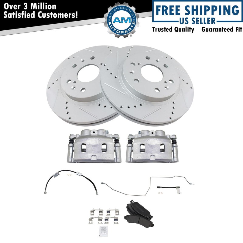 Front Brake Pad & Rotor Kit Fits Chevrolet GMC