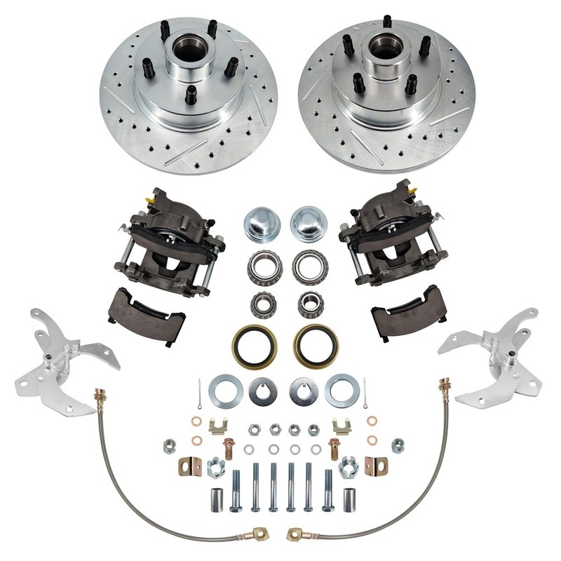 11 Inch 5 on 4.5" Bolt Front Disc Brake Conversion Kit For Ford Cars 1954-1956 gallery