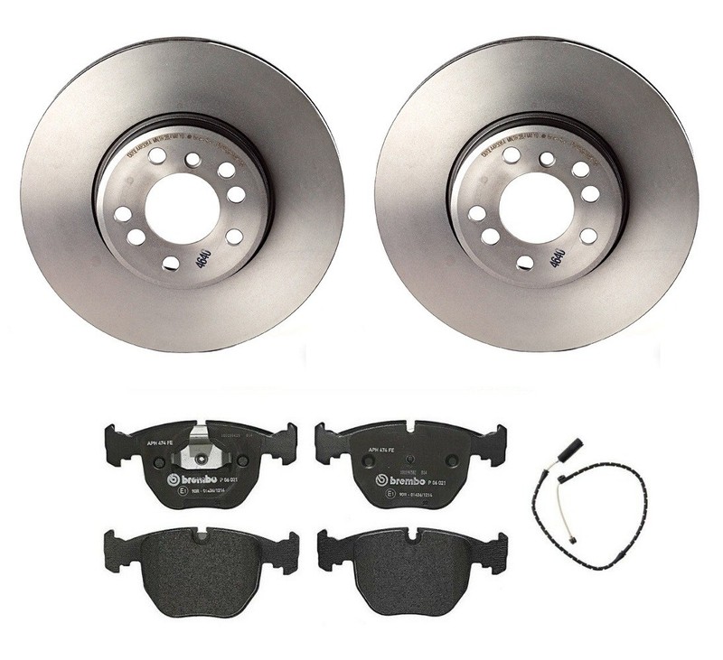 Brembo Front Brake Kit Low-Met Pads Disc Rotors for BMW E53 X5 3.0i 4.4i 8/00-06