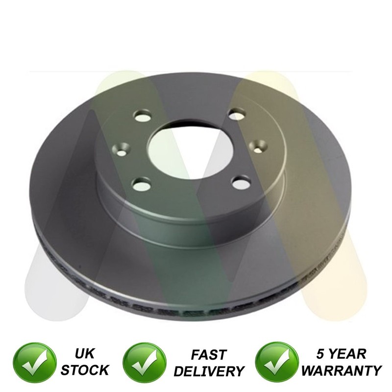 1x Brake Disc Front SJR Fits Hyundai i10 2008- 1.0 1.1 1.2 + Other Models