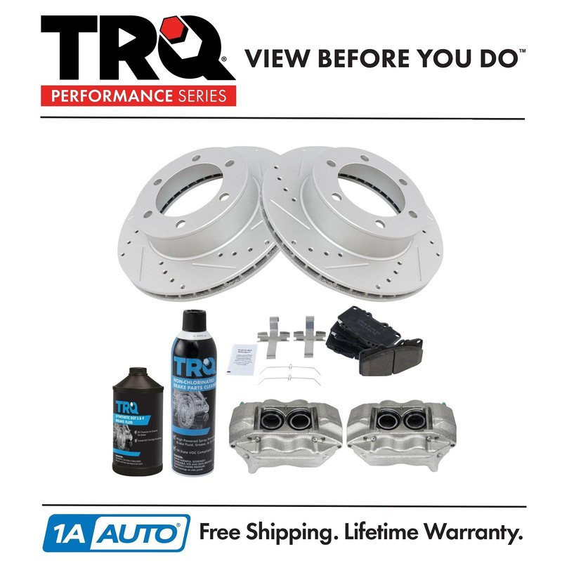 TRQ Performance Front Brake Pad & Rotor Kit Fits 04 Toyota Tacoma