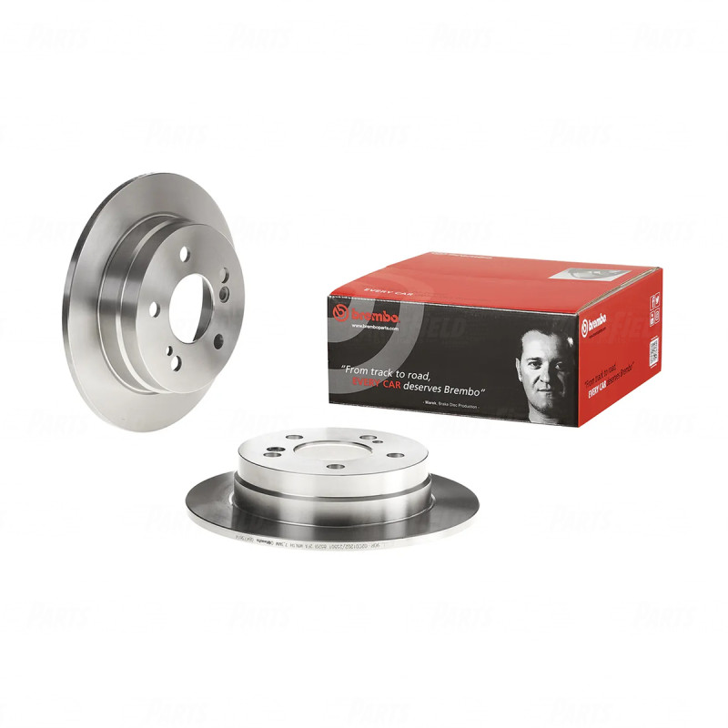 1 Pair Brembo Front/Rear Disc Rotors for Mercedes Benz 190 W201 1982-1993 258mm gallery