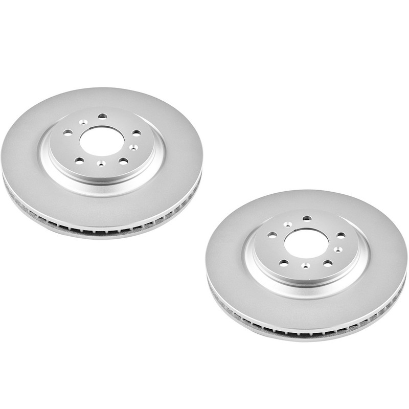 SET-P15AR82121EVC-2 Powerstop Brake Discs 2-Wheel Set Front for Buick Lucerne