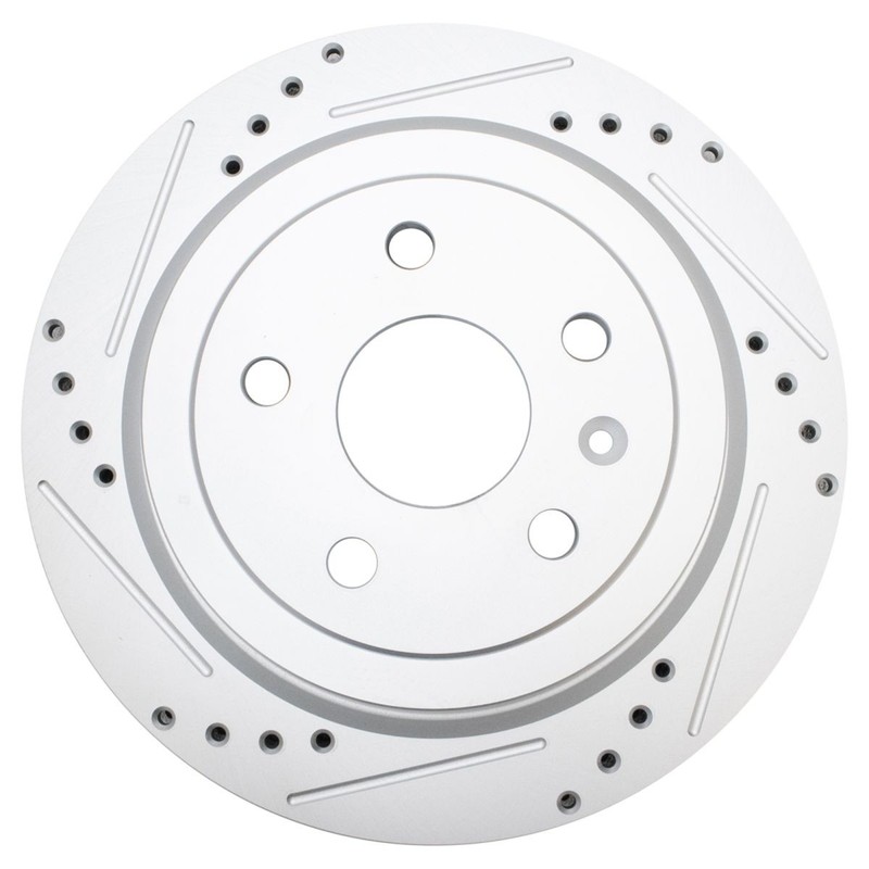Performance Brake Rotor Drilled Slotted Coated & Ceramic Pad Kit w/Chemicals gallery