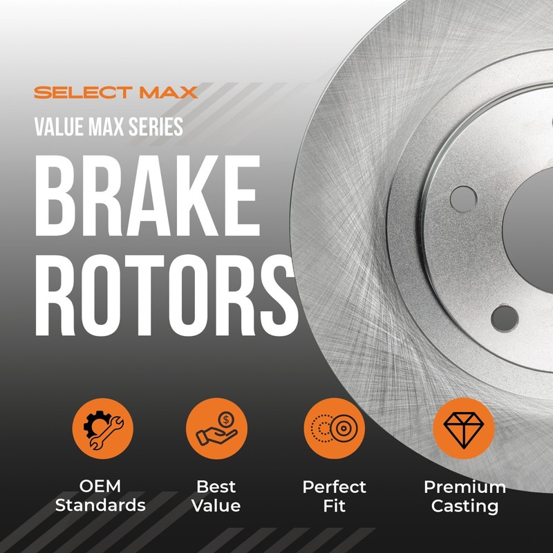 Rear Brake Rotors + Ceramic Pads for Hyundai Santa Fe Sport Kia Sorento gallery