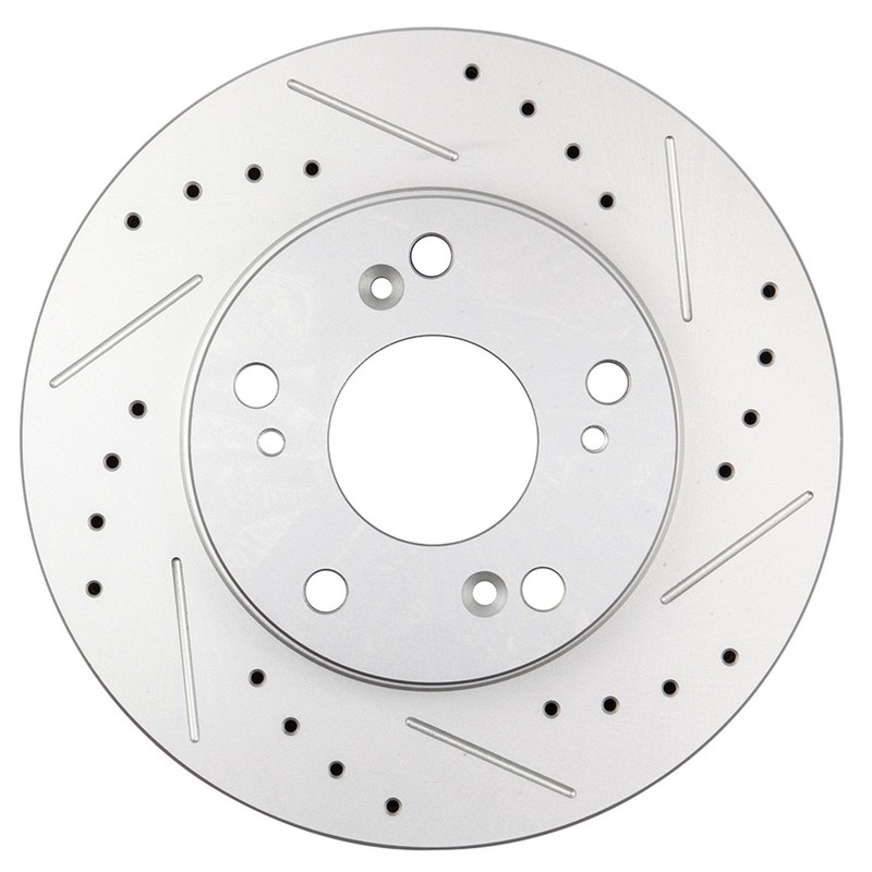 2x Front Brake Rotors + 4x Ceramic Pads Kit For 2003 2004 2005 2006 Acura RSX gallery