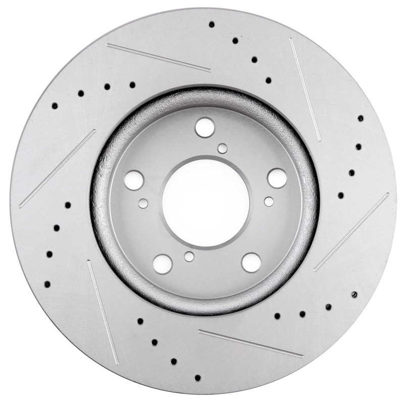 Front Drilled & Slotted Brake Discs Rotors Pair for 2005 - 2010 Honda Osyysey gallery