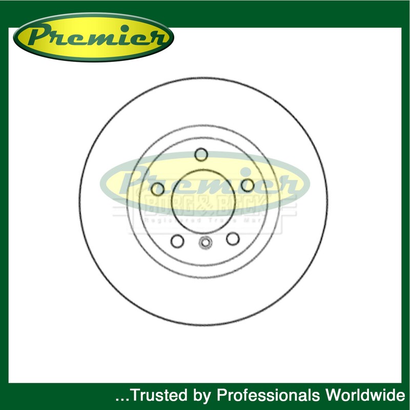 Premier Front Right Brake Disc Fits BMW 3 Series 1995-1999 3.0 3.2 34112227738
