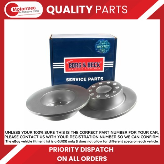 Borg & Beck brake disc pair – BBD5536
