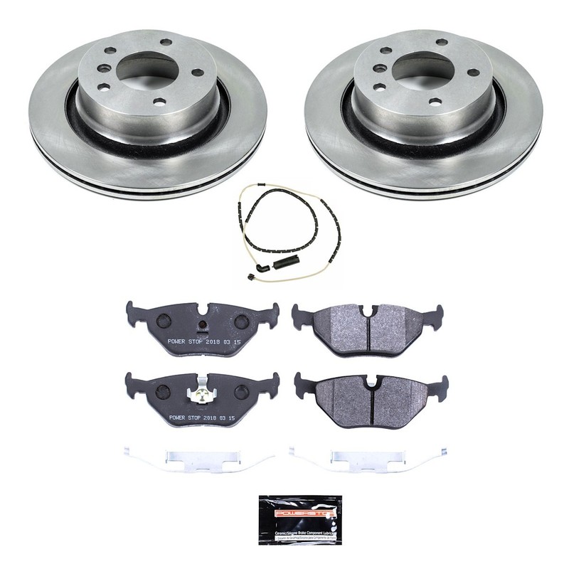 TDBK962 Powerstop Brake Disc and Pad Kits 2-Wheel Set Rear for E86 Z Series E85 gallery