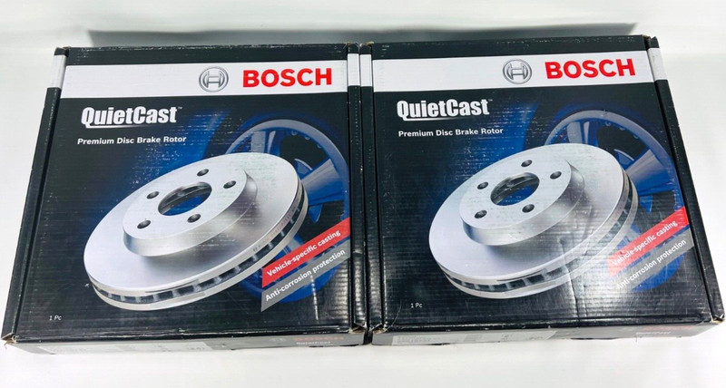 Disc Brake Rotor Front Bosch 26010731 (Pair) Premium QuietCast – New Open Box!