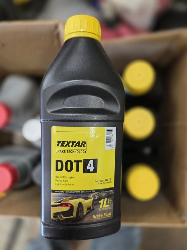 DOT4R RACING Brake Fluid – TEXTAR DOT 4 Brake Fluid 608°F Dry (500 ml)
