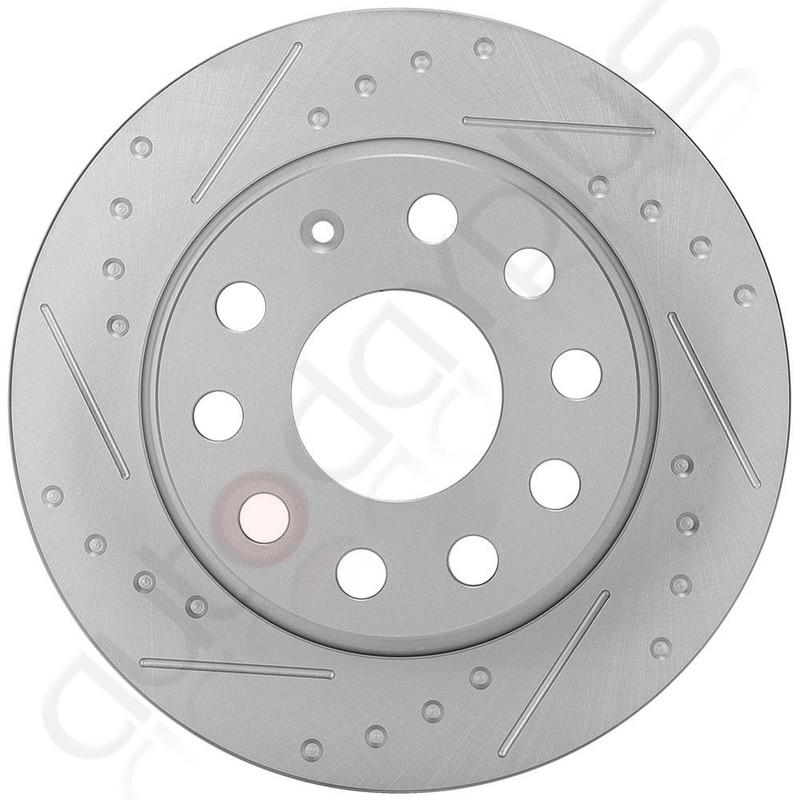 Fits 2015-2016 Volkswagen Golf 1.4L 1.8L Front Vented Rear Solid Brake Rotors gallery
