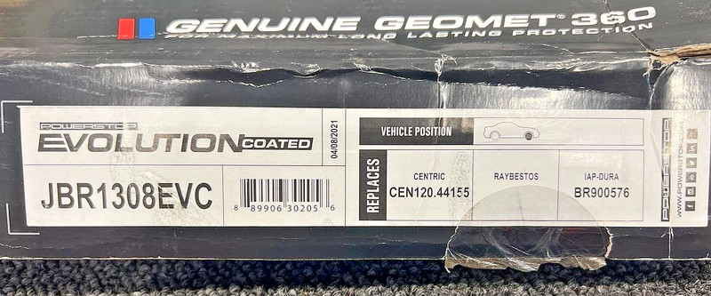 Front Right Coated Brake Rotor for Lexus GS350 2007-2011 Single -M358 gallery