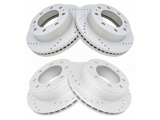 For 2001-2010 Chevrolet Silverado 2500 HD Brake Rotor Set Front and Rear 13222RV