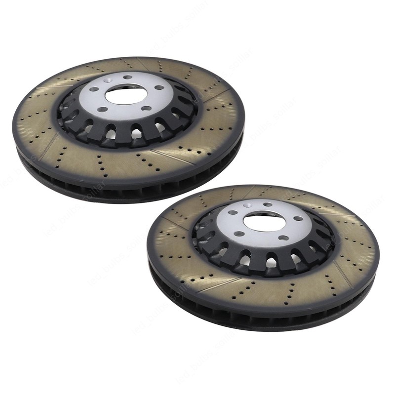 2x Performance Front 375mm Vented Brake Disc Rotors Fit For Audi A6 A8 Q Q7 Q8 gallery