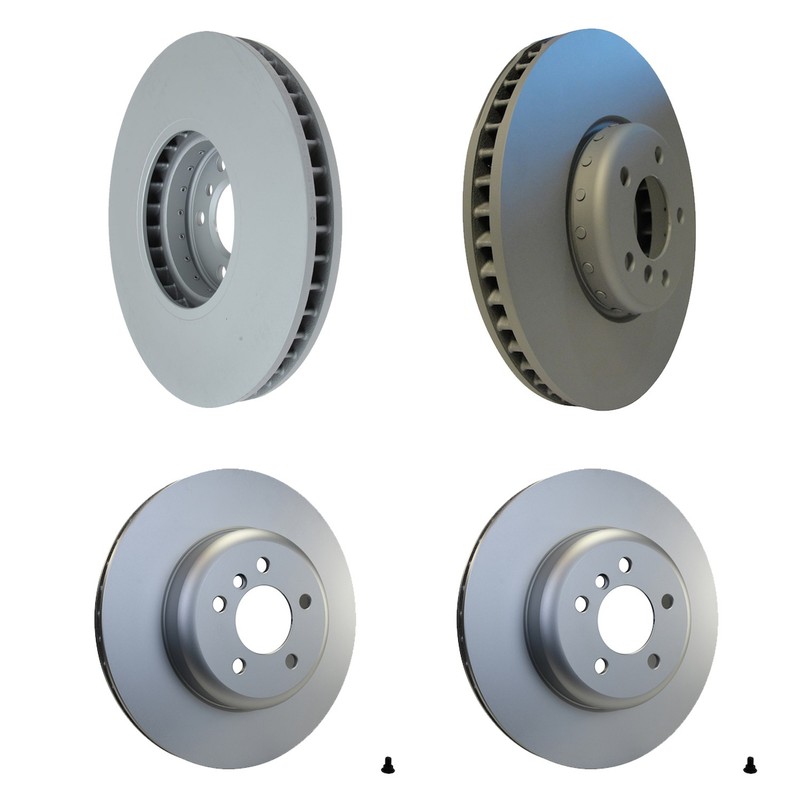 Hella Front 348mm Rear 330mm Rotors Disc Brake Rotor Kit For F07 535i GT