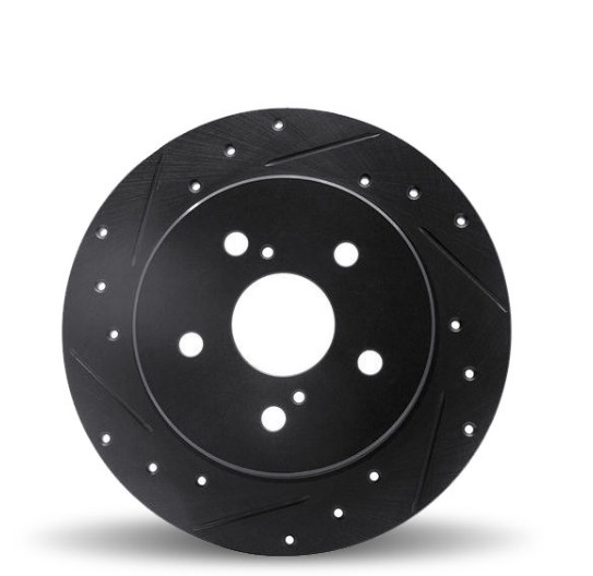 DFC® 633-42012L – Premium Drilled and Slotted Rear Driver Side Brake Rotor