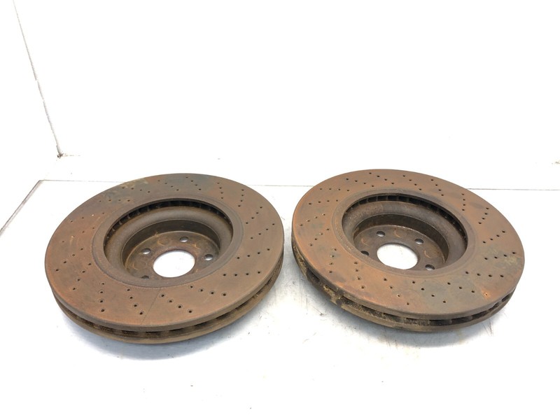 2003-2009 MERCEDES R230 SL55 SL65 AMG SL600 LEFT RIGHT FRONT DISC BRAKE ROTORS gallery
