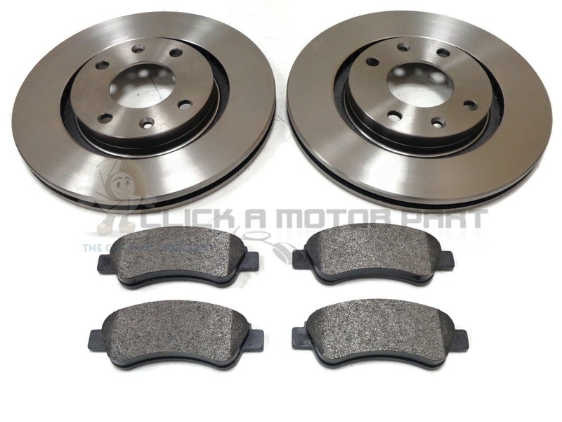 CITROEN C2 1.6 16V VTR FRONT 2 BRAKE DISCS AND PADS SET NEW BOSCH TYPE CALIPER