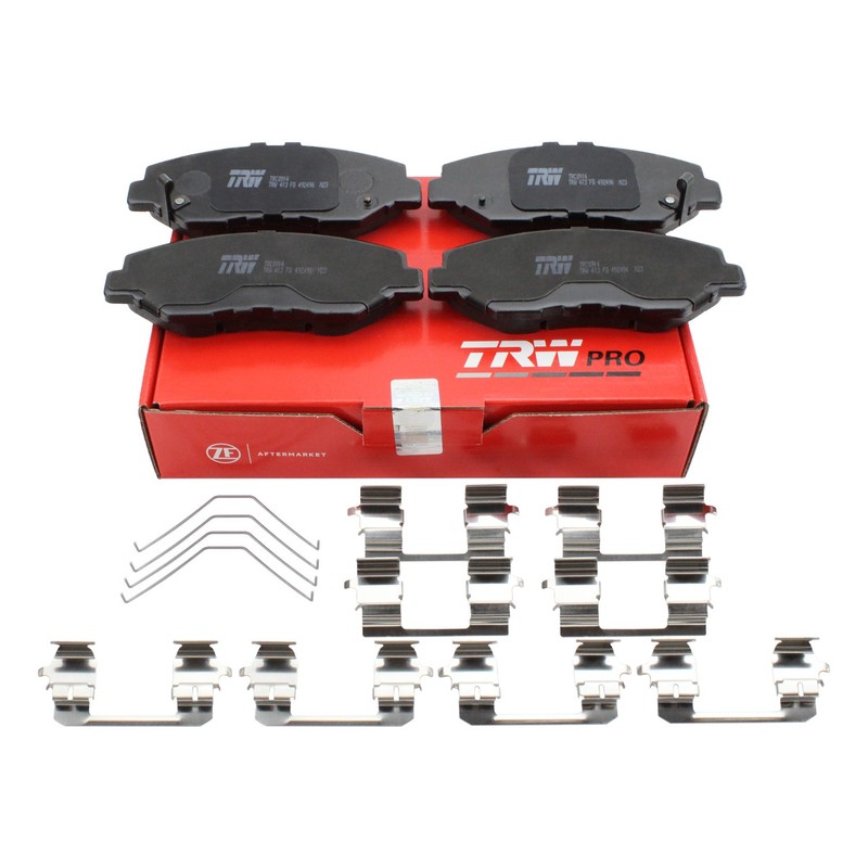 DuraGo Front Rotors TRW Pro Ceramic Disc Brake Pads Kit For Accord FWD 2003-2007 gallery