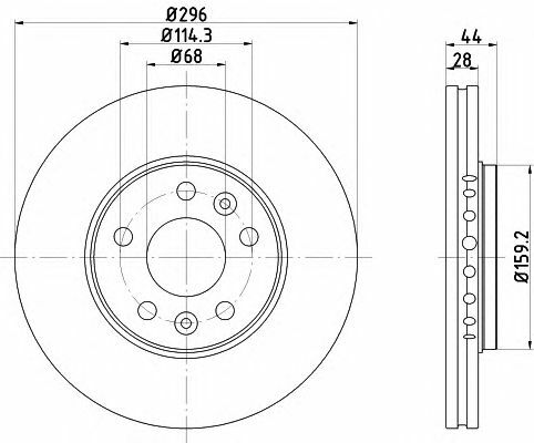 TEXTAR Front Axle BRAKE DISCS + PADS SET for OPEL VIVARO Combi 1.6 CDTI 2014-on gallery