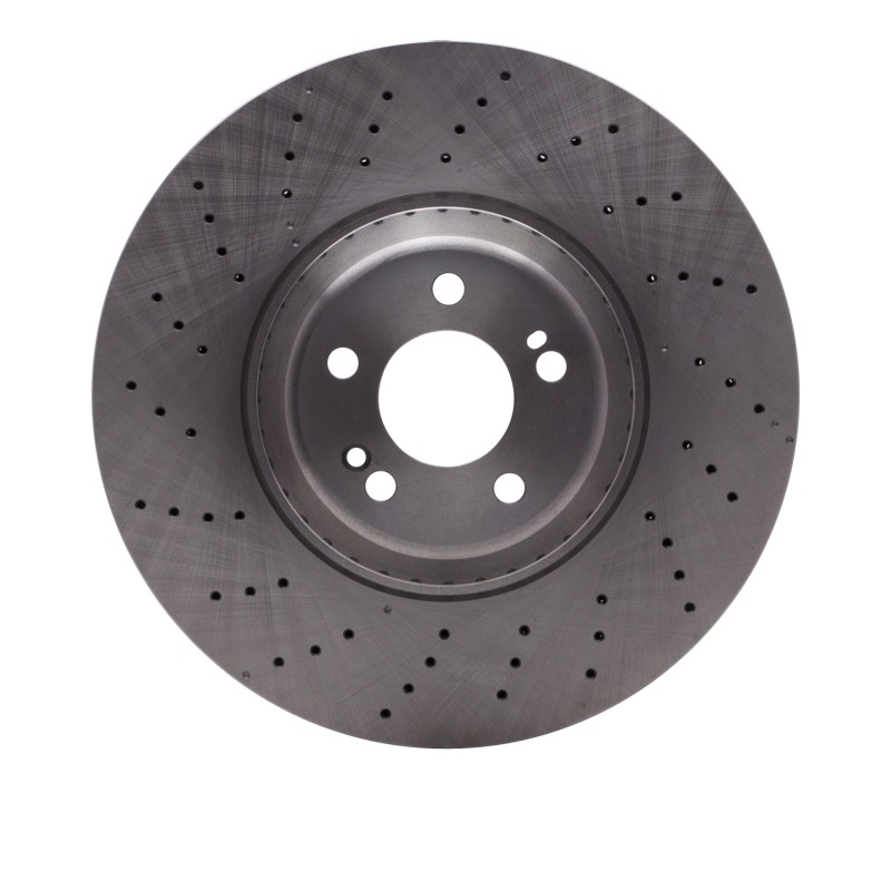 DFC Front Brake Rotor for Mercedes-Benz S400 2014-2021, Drilled OE Replacement