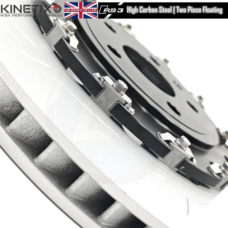 FOR AUDI RS3 8V 15-20 FRONT 2 PIECE FLOATING BRAKE DISCS 370mm 8V0615301R/Q/D gallery