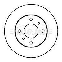 Fits Nissan Almera 2000-2006 Primera 1990-2002 1x Brake Disc Front Stallex gallery