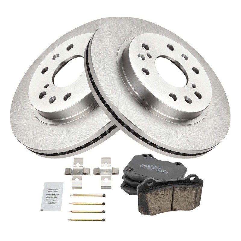 TRQ Front Brake Pad & Rotor Kit Fits 2020-2022 Toyota Corolla 2019 Prius Prime gallery