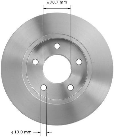Bendix Premium Drum And Rotor Disc Brake Rotor P N Prt1908fc gallery