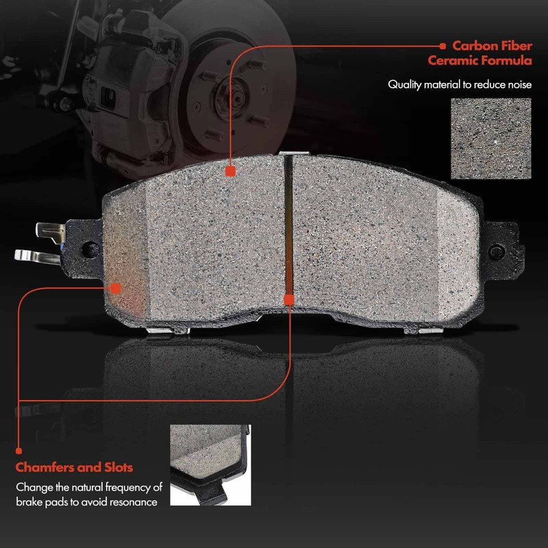 Front Drilled Rotor & Brake Pad for Nissan Altima 2014 2015 2016-2019 Cast Iron gallery
