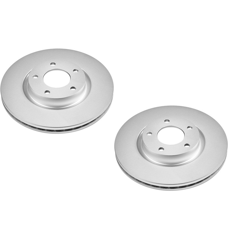 SET-P15JBR1115EVC-2 Powerstop Brake Discs 2-Wheel Set Front for Mazda 3 04-13