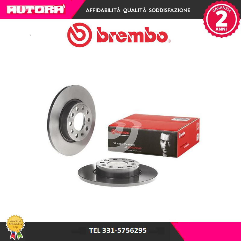 08936421 Pair of rear brake discs (BRAND-BREMBO)..
