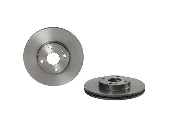2X Brembo 09.D065.11 Front Vented Brake Discs Fits Mazda 2 Mx-5 Mx-5 Rf