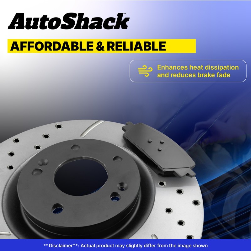 Front Drilled Slotted Brake Rotors Pads for Chevy Silverado 1500 2019-2024 gallery