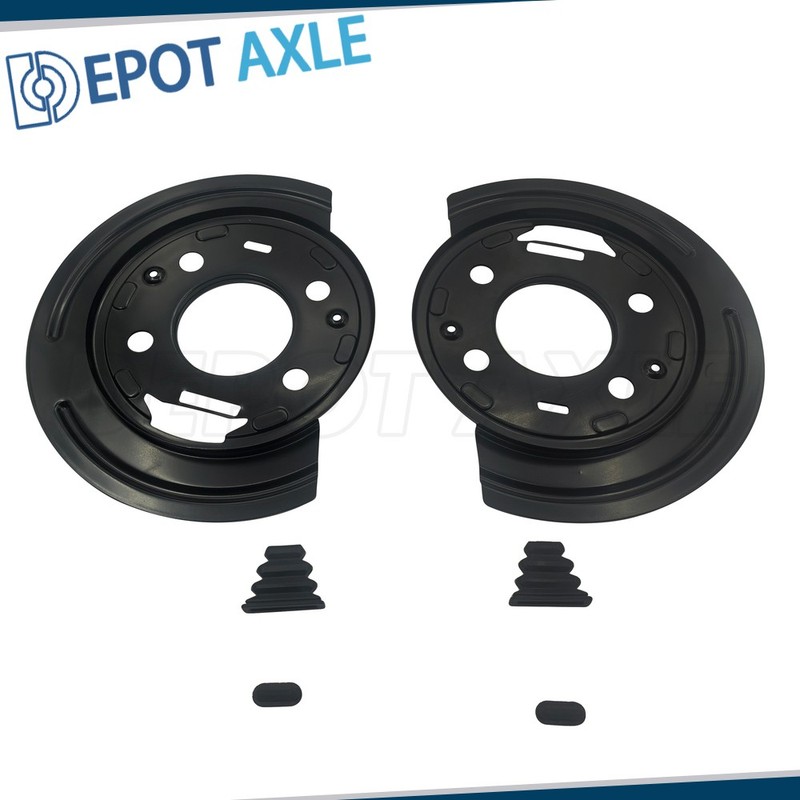 924-223 Rear Brake Backing Plate Dust Shield for 1999-06 Cadillac Chevy GMC Pair